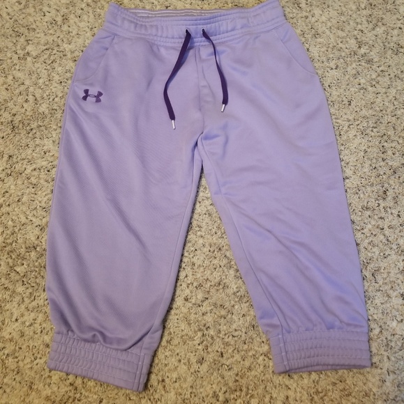 Under Armour Pants - NWT Light Purple Underarmour Cropped Sweats